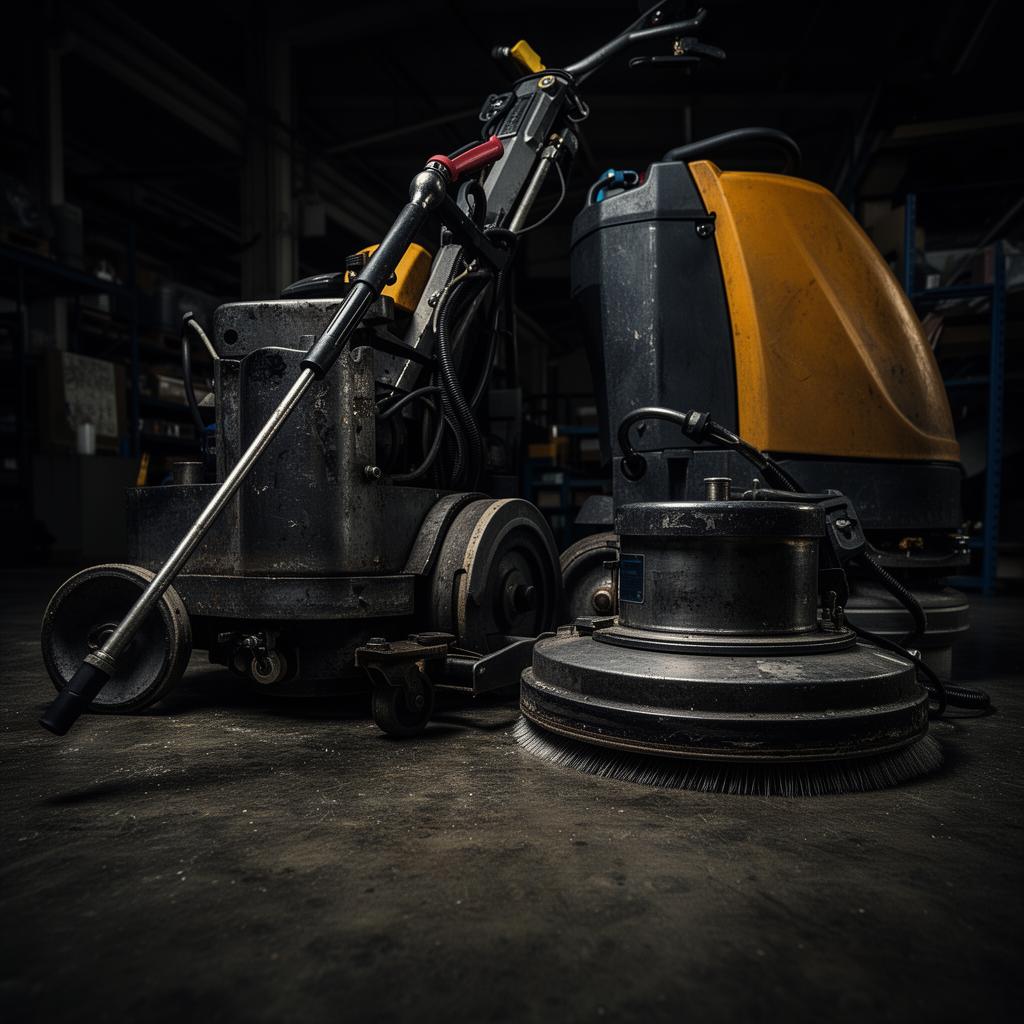 Heavy-duty industrial cleaning equipment